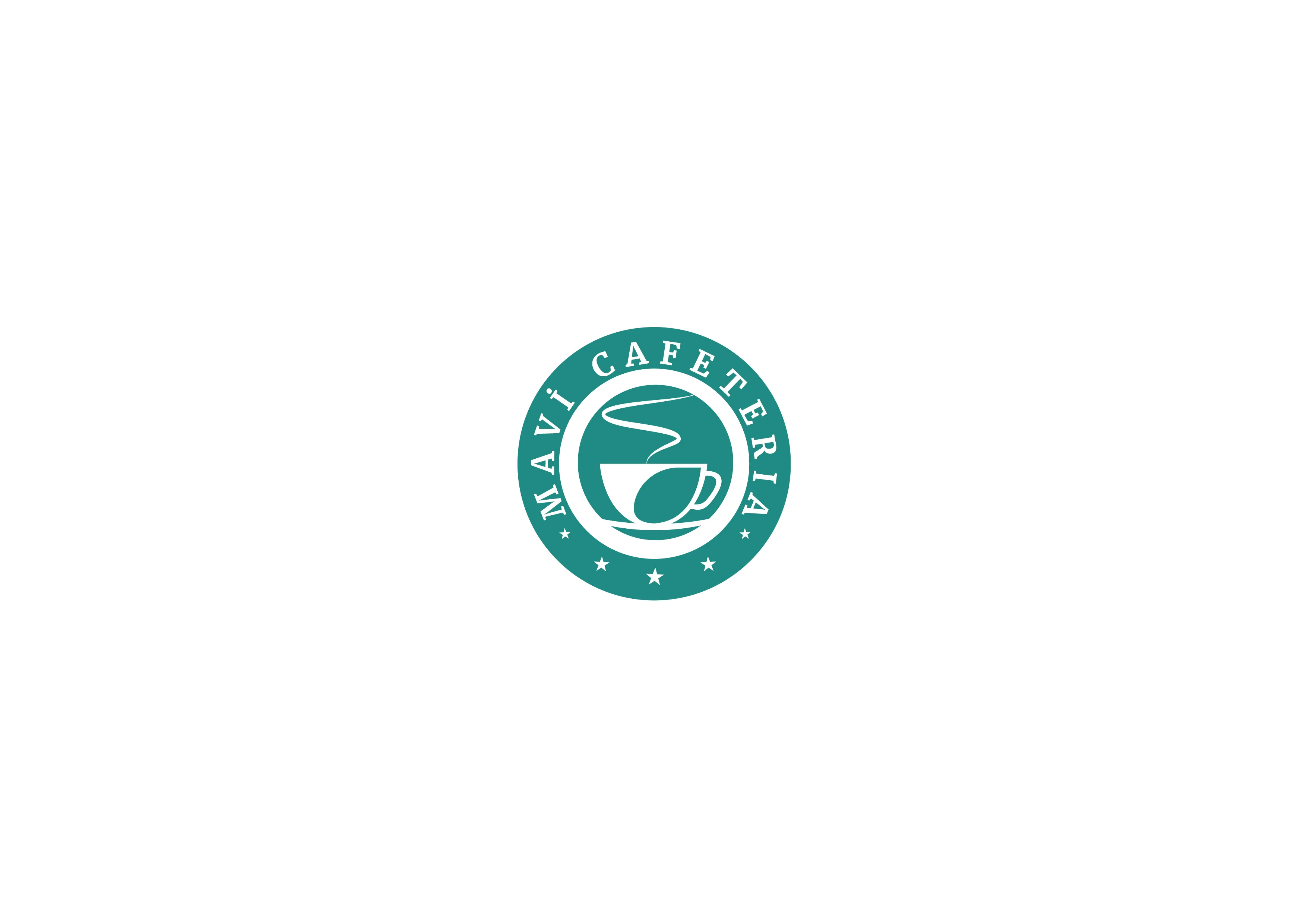 MAVİ CAFETERIA LOGO TASARIM